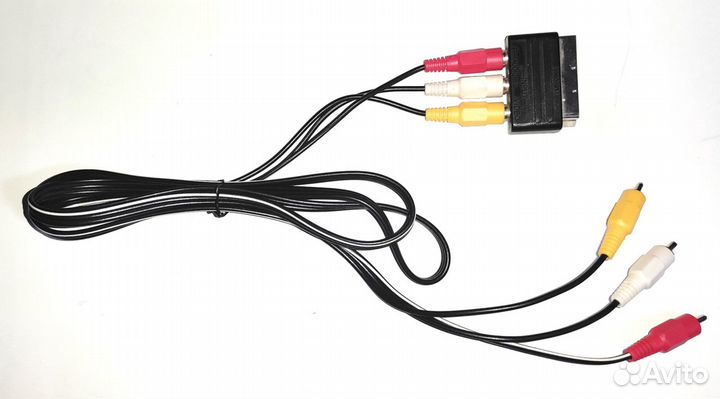Кабель RCA + Scart рабочий