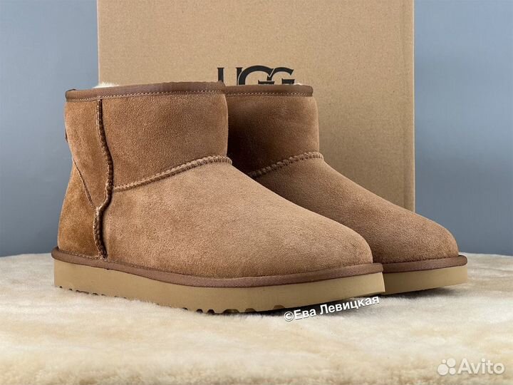 Угги мужские Ugg Mens Classic Mini II Chestnut