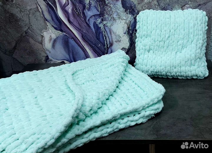 Плед, подушка