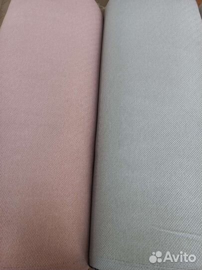 Портьерная ткань лен рогожка блэкаут на отрез