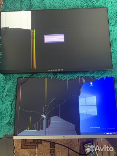 Разбитые Мониторы 27 и 24 дюйма