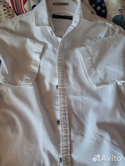 Рубашка zara и next 110-116