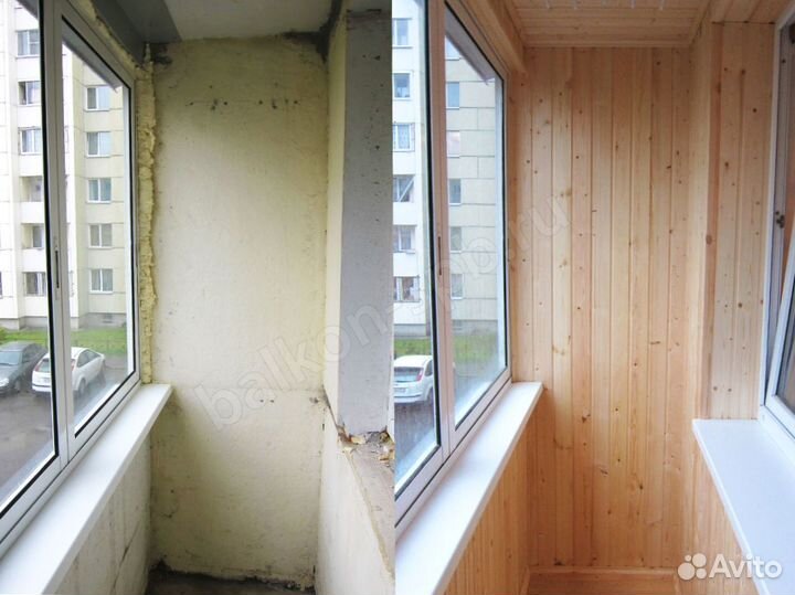 Остекление лоджии и балконов