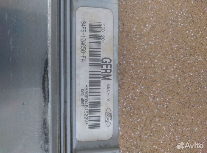 Блок эбу ford Fiesta 3 94fb12a650Fa