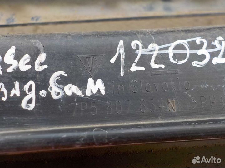 Накладка бампера porsche cayenne