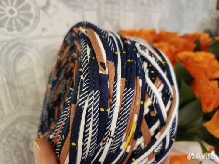 Трикотажная принтовая пряжа 