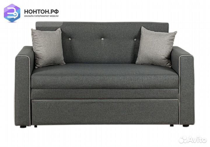 Диван выкатной Найс серый / светло-серый