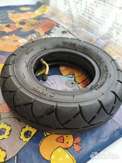 Покрышка с камерой на самокат 200*50