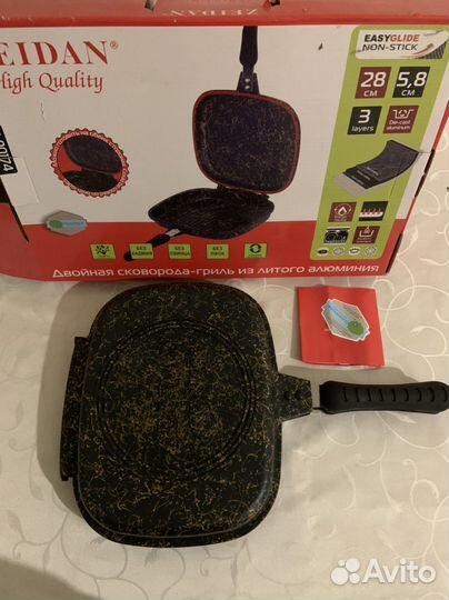 Сковорода гриль двухсторонняя