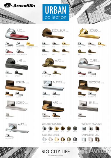 Фурнитура для межкомнатных дверей