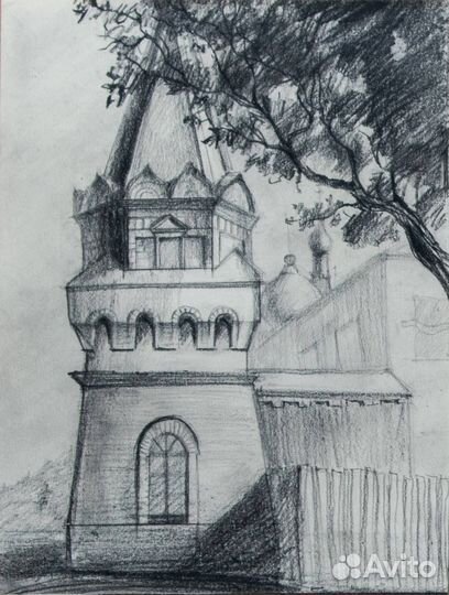 Пейзажи Гатчина и Старая Ладога без рамы (А4)