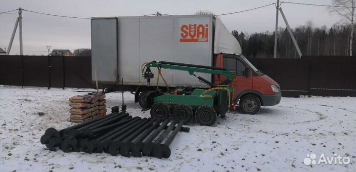 Винтовые сваи под ключ монтаж установка