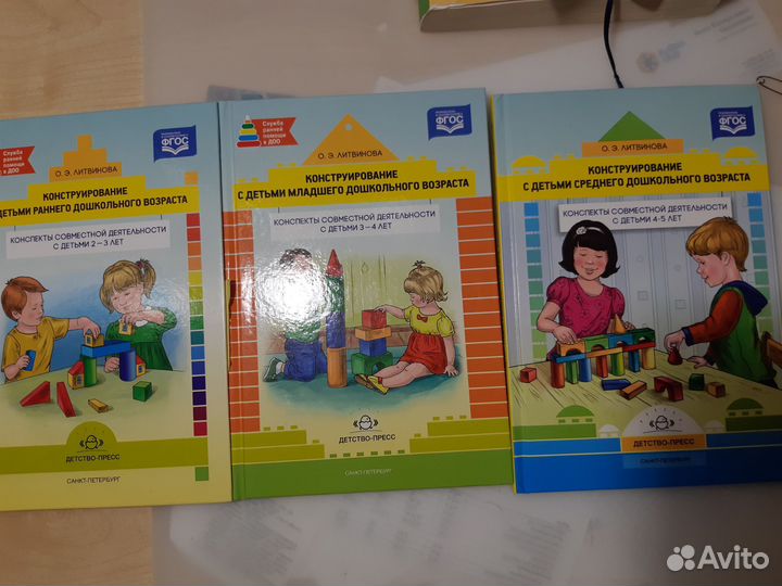 Книга, Литвинова, конструирование в детском саду