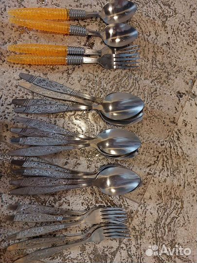 Ложки вилки столовые приборы
