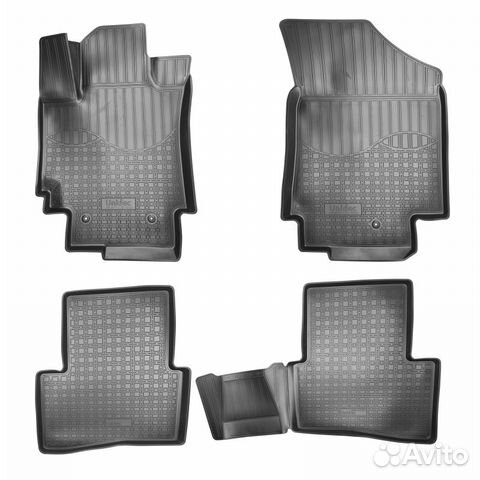 Коврики салонные для hyundai creta 3d (2016)