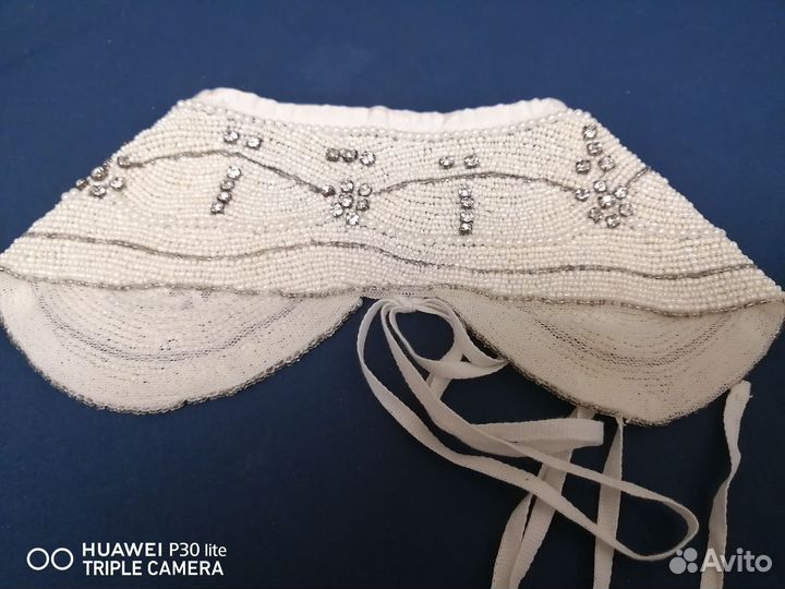 Съемный воротничок ручная работа