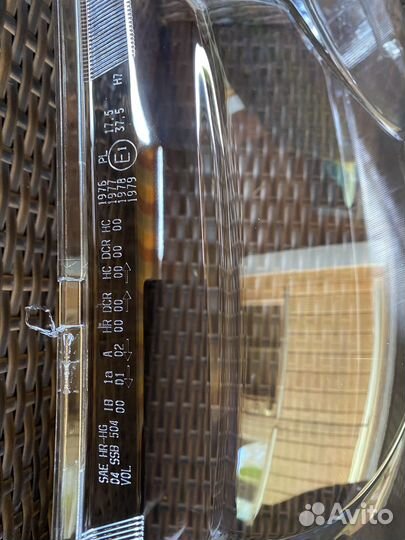 Стекло фары Range Rover Vogue L322 06-09 комплект