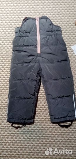 Зимние брюки для девочки 92 новые