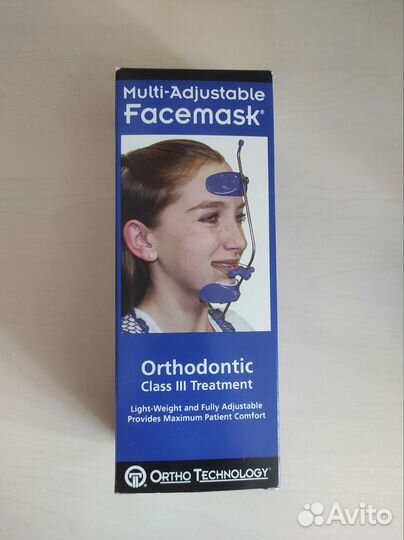Лицевая маска. Маска ортодонтическая ormco