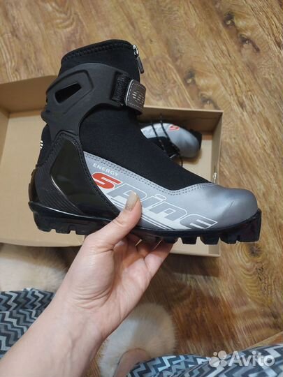 Лыжные ботинки spine energy, крепление SNS