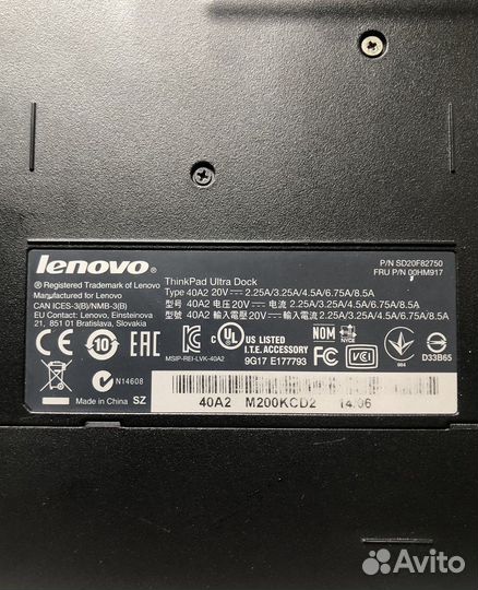 Док станция lenovo для моделей L540 и пр