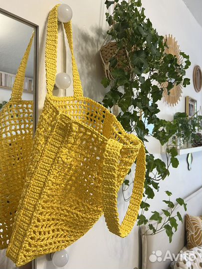 Сумка шопер сетка