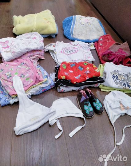 Детские вещи для девочки до года пакетом