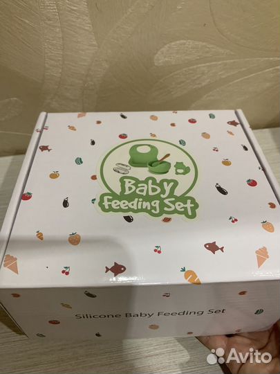Новый силиконовый набор для кормления