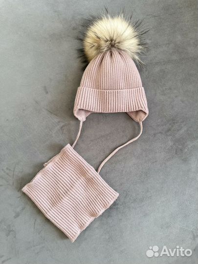 Шапка и снуд 44-46