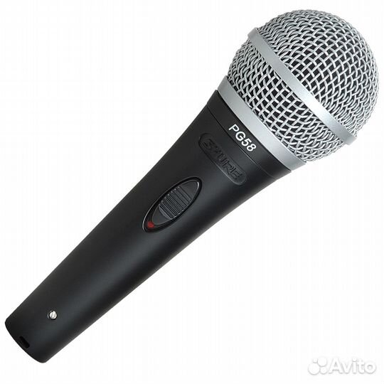 Shure PG58 XLR вокальный микрофон