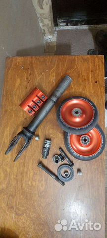 Пэги на трюковой самокат,колеса, руль