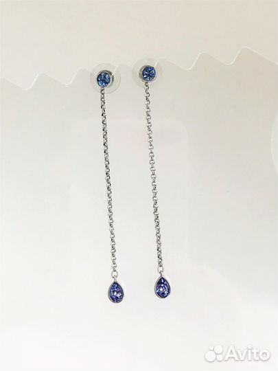 Серьги Трансформеры Swarovski Оригинал Подвеска