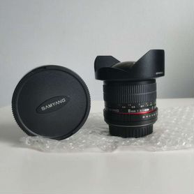 Объектив рыбий глаз samyang MF8F 3.5 canii fisheye