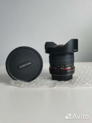 Объектив рыбий глаз samyang MF8F 3.5 canii fisheye
