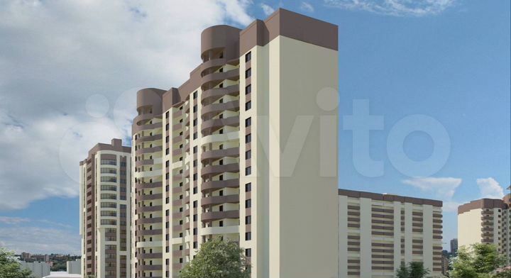 3-к. квартира, 93,8 м², 8/15 эт.