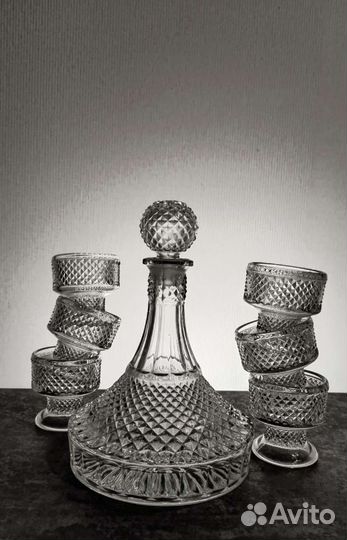 Штоф, декантер, винтаж Чехословакия