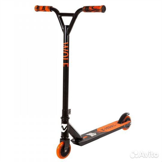 Трюковый самокат Novatrack Wolf El (2021)оранжевый