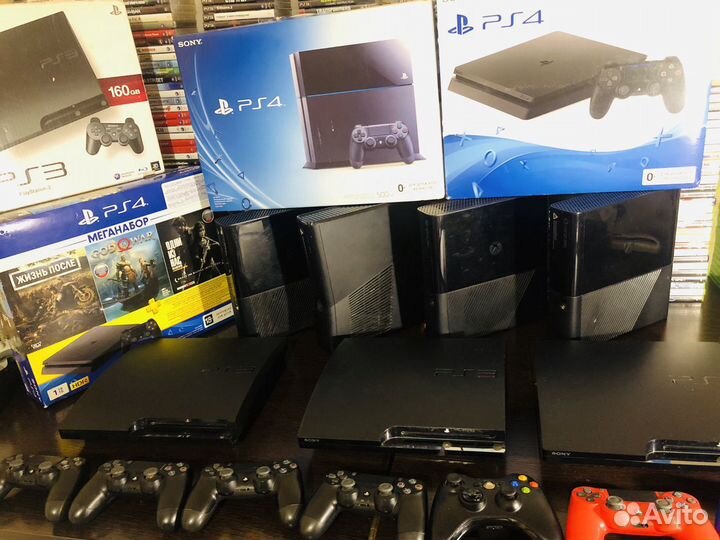 Игровые Приставки Sony Playstation Xbox