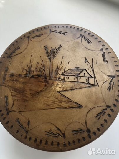 Шкатулка деревянная СССР