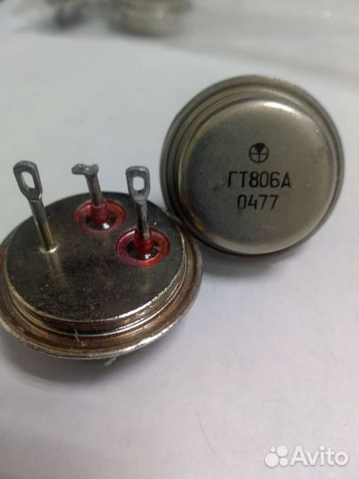 Транзисторы СССР гг806а, кт812А, 2т908а