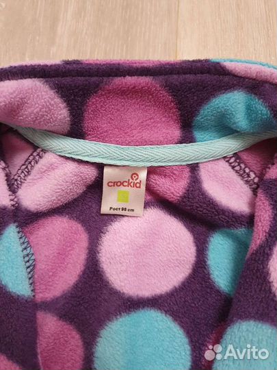 Флисовая толстовка для девочки Crockid