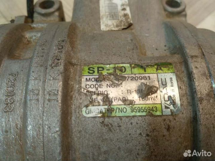 Компрессор кондиционера Chevrolet Aveo T250 B12D1