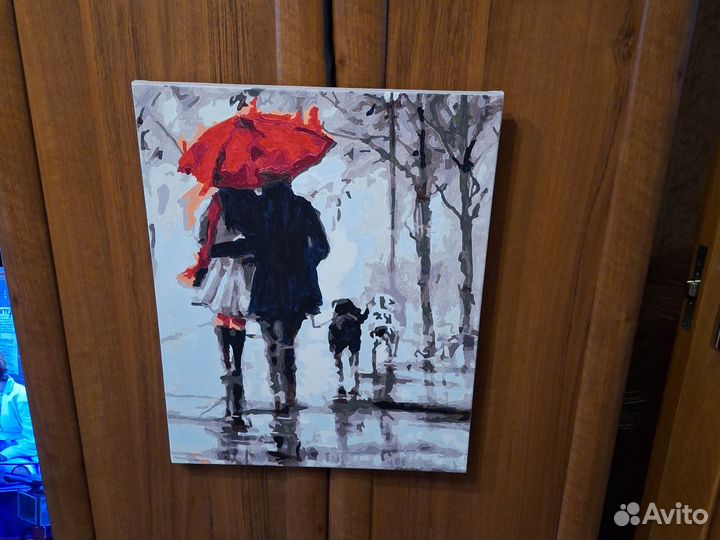 Картины по номерам,цена за 3 шт