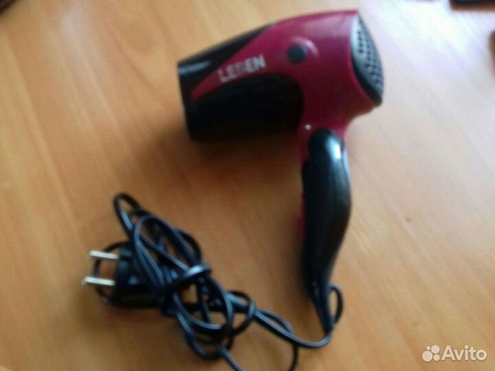 Leben фен для волос складной 1500Вт,220В,50Гц