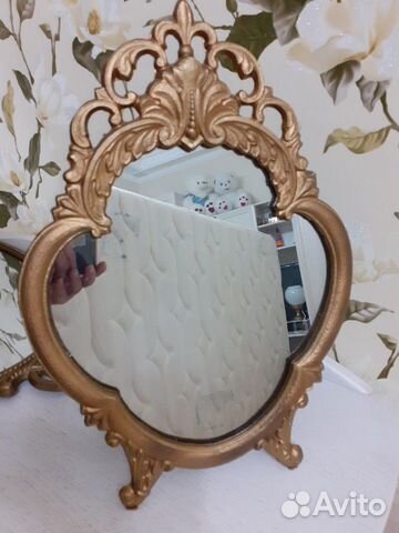 Зеркало настольное винтаж