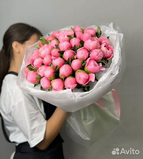 Пионы букет