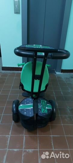 Детский велосипед бу с ручкой