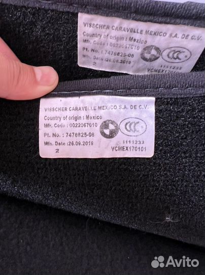 Оригинальные коврики на бмв х5