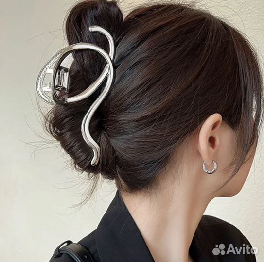 Крабик для волос железный