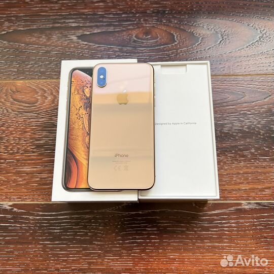 iPhone xs 64gb gold идеал sim/esim